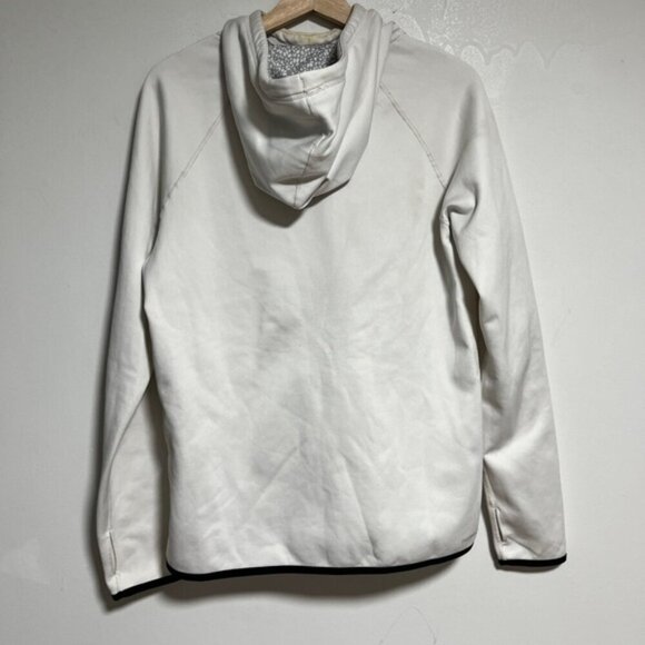 Nike Therma-Fit White Hoodie with Textured Swoosh Logo – Size M - Picture 9 of 13